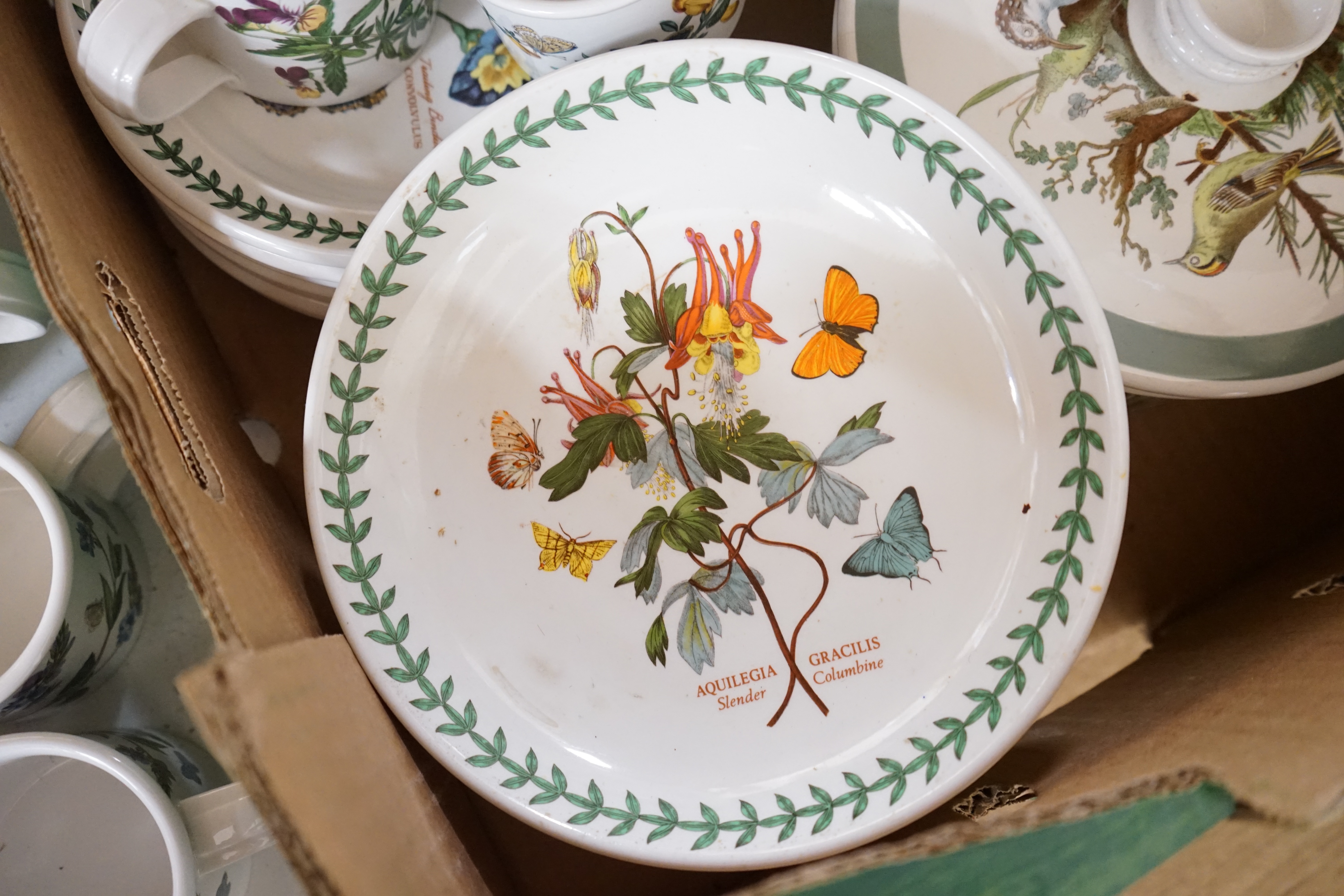 A group of Portmeirion tableware